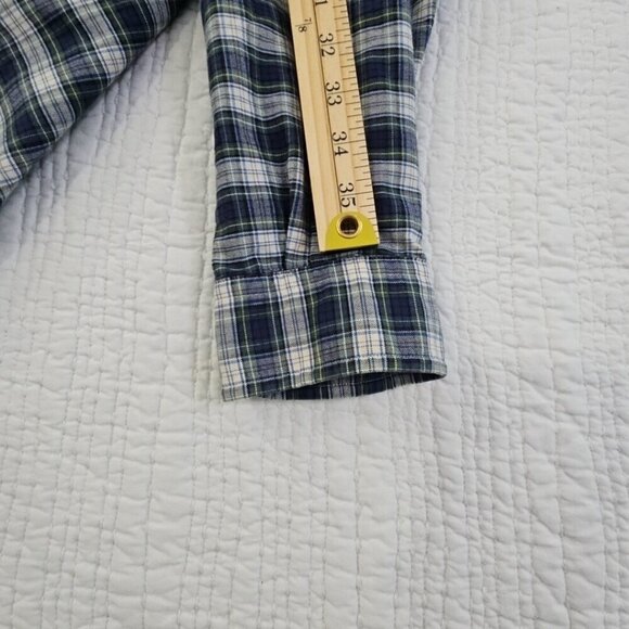 Ralph Lauren Flannel Shirt Men's 2XLT Button Down Classic Fit Green Plaid EUC LN - Picture 15 of 16